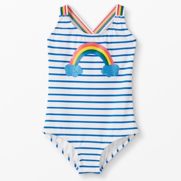 Hanna Andersson Rainbow swimsuit